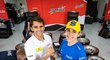 Vnuci legendy formule 1 Emersona Fittipaldiho - Pietro (vlevo) a Enzo zdědili dědečkovu vášeň. Starší Pietro je dokonce rezervním jezdcem týmu Haas