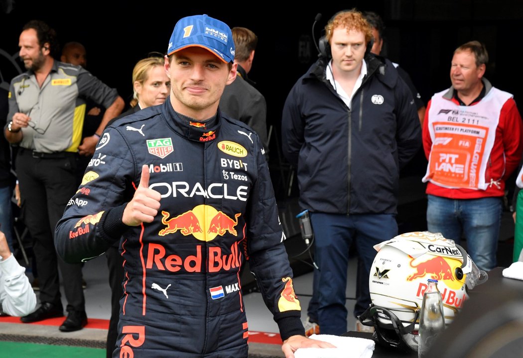 Byť Max Verstappen vyhrál kvalifikaci do Velké ceny Belgie, kvůli výměně motoru přišel o pole position