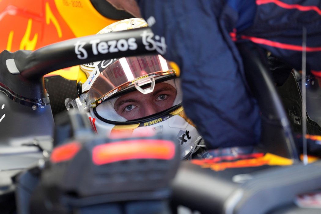 Závodník Red Bullu Max Verstappen během Velké ceny Itálie