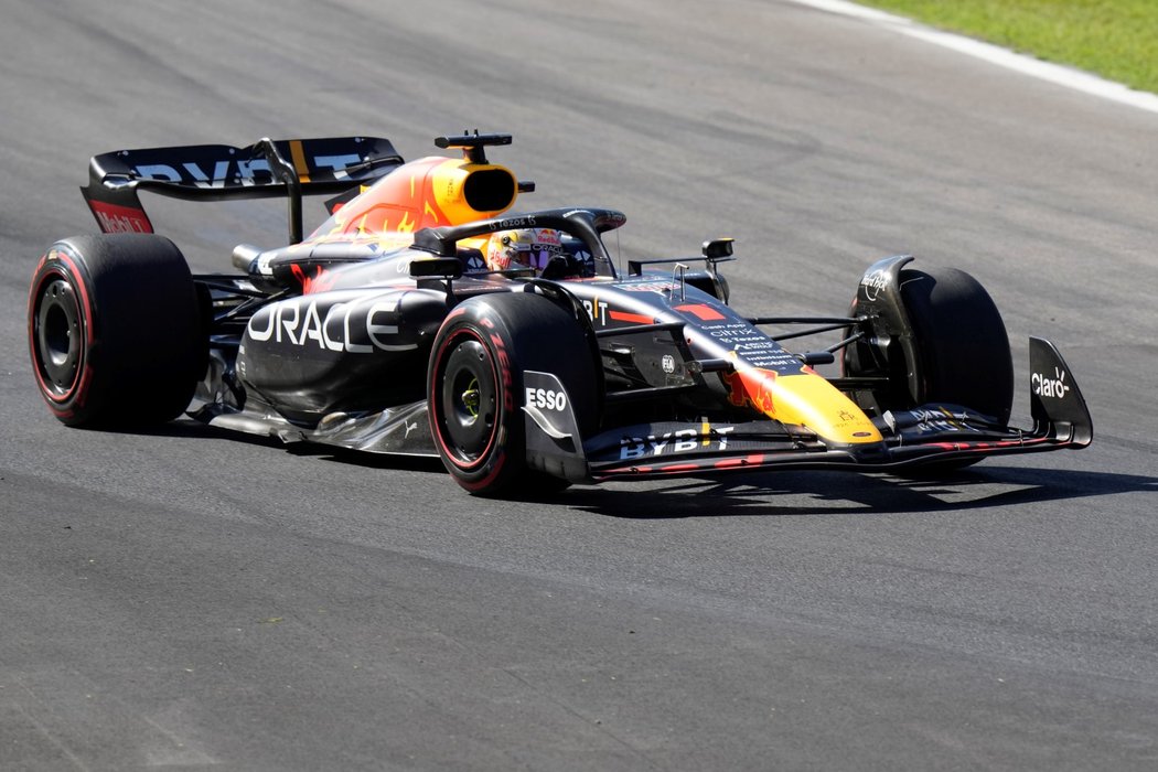 Max Verstappen během Velké ceny Itálie