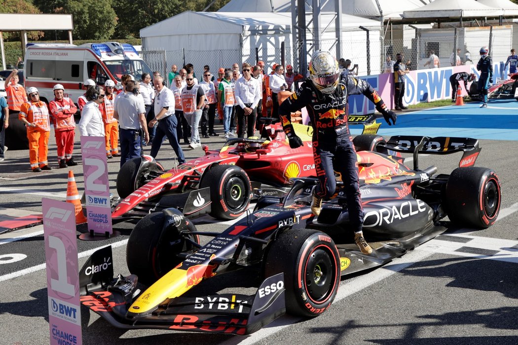Max Verstappen vyhrál Velkou cenu Itálie