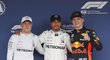 Hamilton, Bottas a Verstappen si v Suzuce vedli nejlépe
