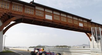 Trénink na novou GP Koreje vyhrál Webber