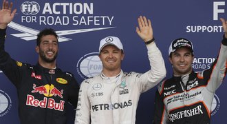 Kvalifikaci v Baku vyhrál lídr F1 Rosberg, Hamilton havaroval