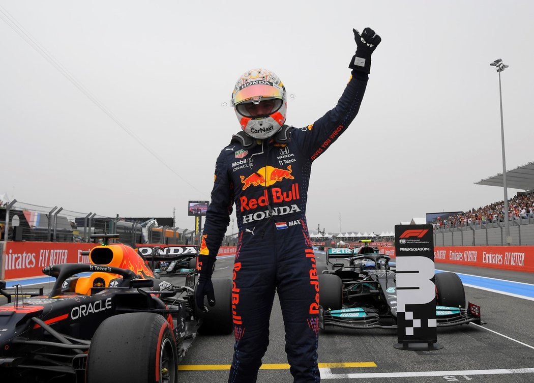 Max Verstappen po vítězství v kvalifikaci