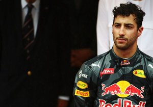 Zklamaný pilot Red Bullu Daniel Ricciardo