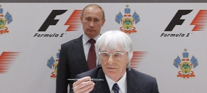 Bernie Ecclestone se chystá podepsat Formuli 1 v Rusku