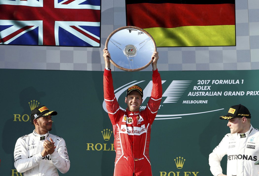 Sebastian Vettel ovládl VC Austrálie a vyhrál poprvé od roku 2015