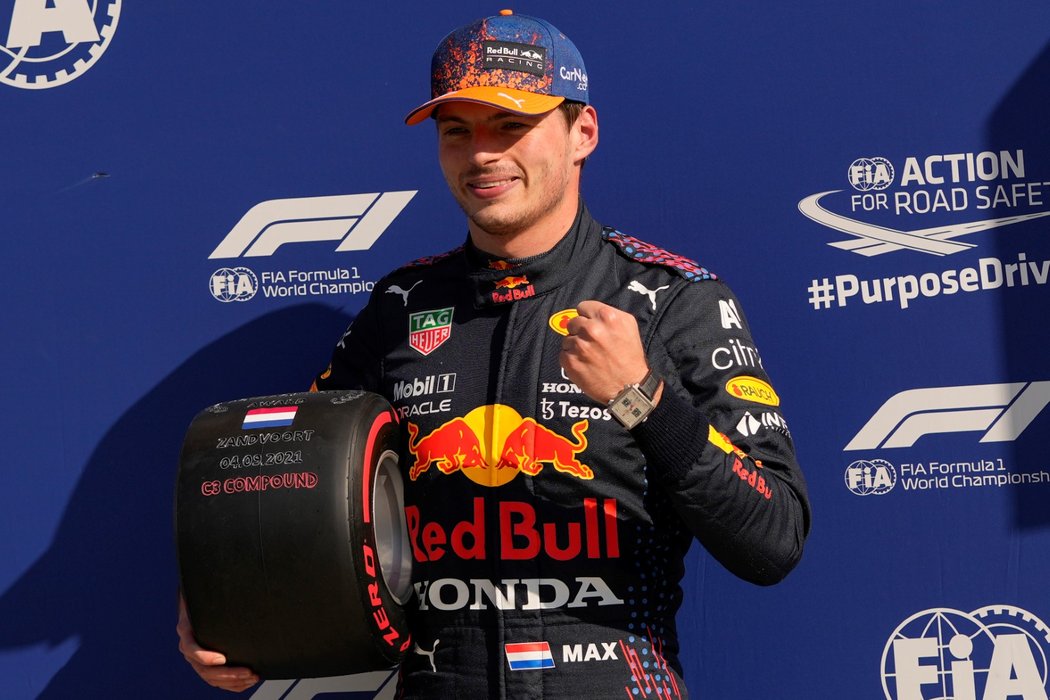 Max Verstappen si v kvalifikaci GP Nizozemska vyjel pole position