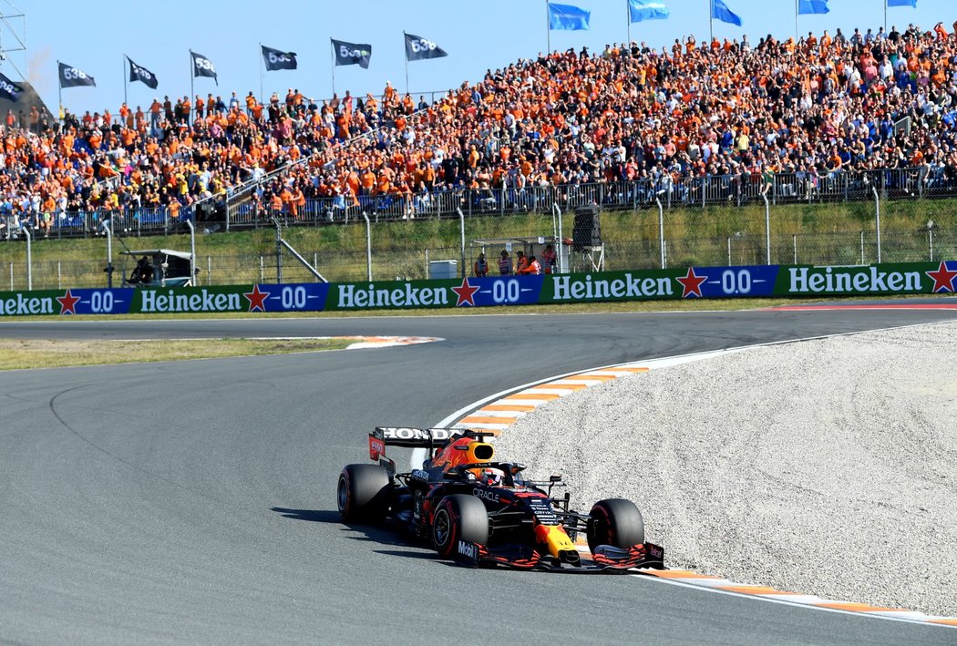 Max Verstappen si v kvalifikaci GP Nizozemska vyjel pole position