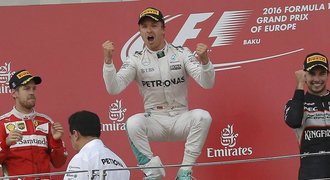 Rosberg ovládl Velkou cenu Evropy! Hamilton má z Baku páté místo