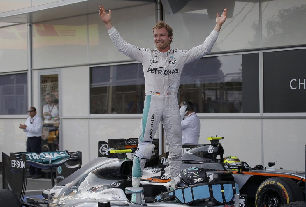 Nico Rosberg po skončení závodu