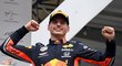 Max Verstappen z Red Bullu slaví triumf na Velké ceně Německa