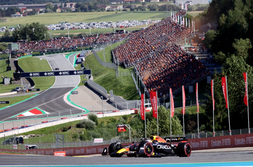 Kvalifikaci na sprint při GP Rakouska F1 vyhrál Max Verstappen z Red Bullu