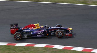Kvalifikaci F1 v Suzuce vyhrál Webber, Vettel byl těsně druhý
