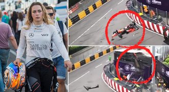 Hororová nehoda! Němka při 276 km/h vyletěla z trati, zranila další lidi