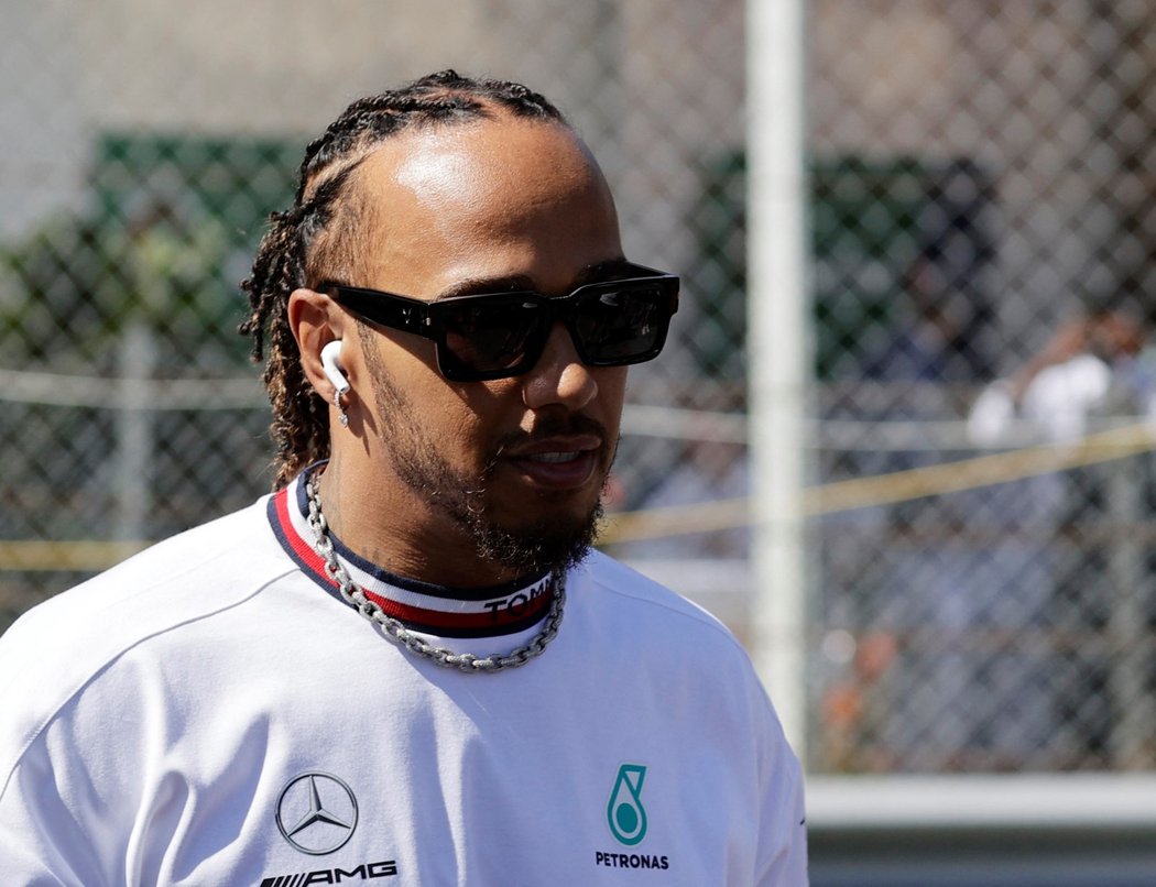 Lewis Hamilton při Velké ceně Itálie