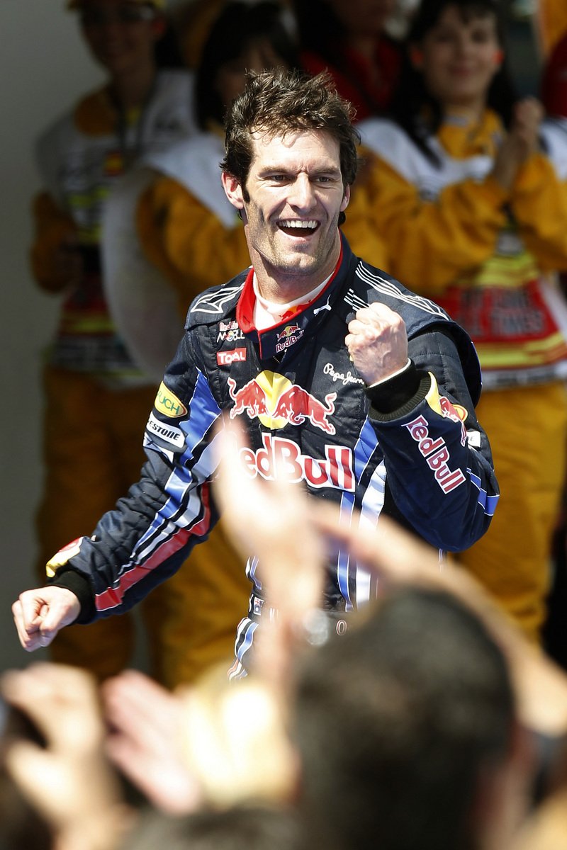 Jezdec stáje Red Bull Mark Webber