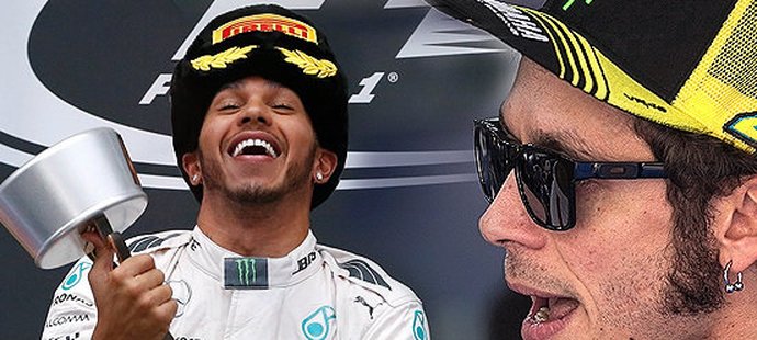 Lewis Hamilton a Valentino Rossi se mohou stát šampiony svých motoristických sportů