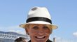 Americká herečka Cameron Diaz v paddocku Velké ceny Monaka