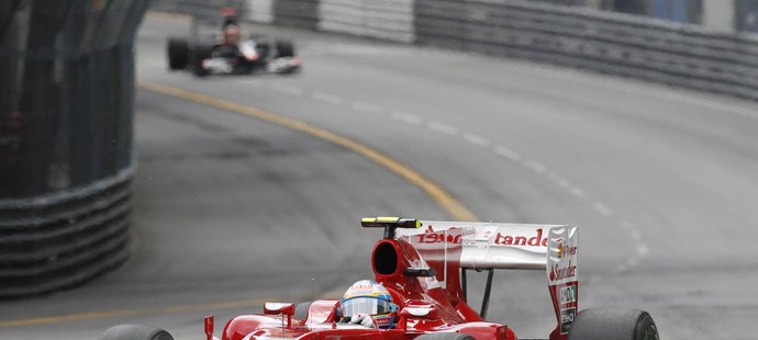 Fernando Alonso vyhrál trénink před Grand Prix Německa.