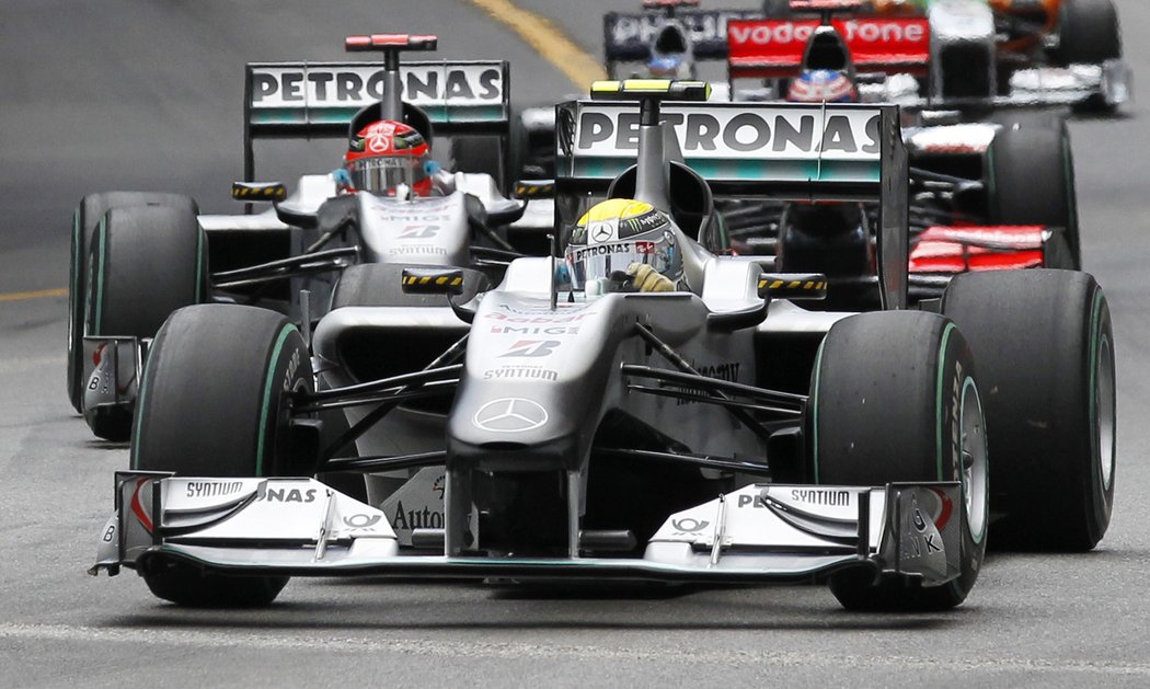 Pilot Nico Rosberg z Mercedesu