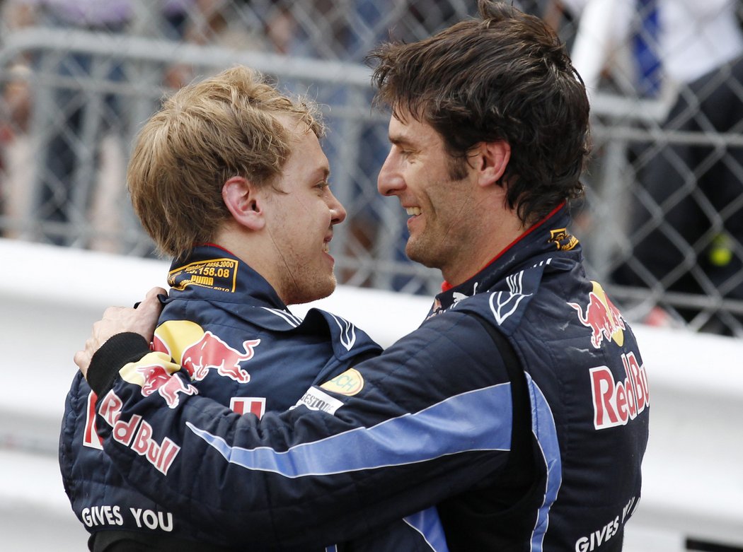 Borci z Red Bullu Vettel a Webber