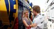 Nico Rosberg a Vivian Siboldová při VC Španělska
