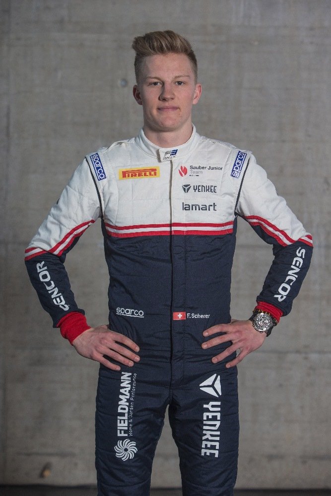 Mladý jezdec Fabio Scherer bude závodit ve Formuli 3