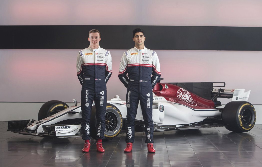 Jezdci Sauber Junior Team F2