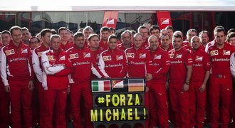 Forza Michael! Ferrari podpořilo Schumachera krásným gestem