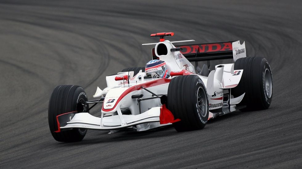 Vůz stáje formule jedna Super Aguri.
