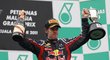 Vettel slaví svůj triumf z VC Malajsie
