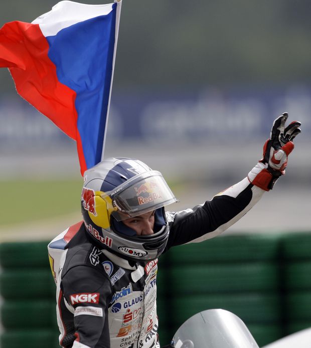 Jakub Kornfeil oslavuje svůj úspěch na VC Brno Jakub Kornfeil oslavuje svůj úspěch na VC Brno