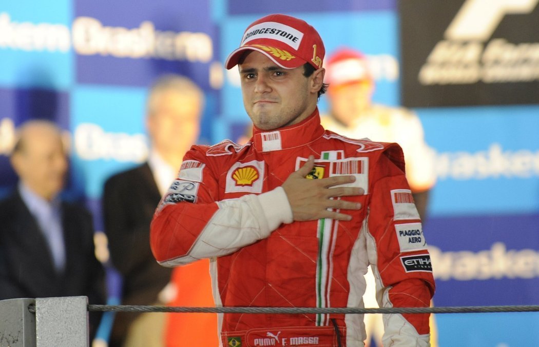 Hrdý vítěz VC Brazílie - Felipe Massa