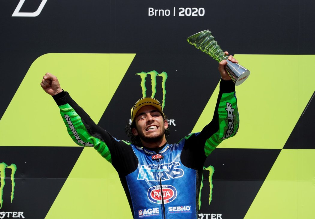 Ital Enea Bastianini ovládl na brněnském okruhu závod Moto2