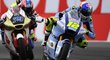 Filip Salač před Aiem Ogurou ve Velké ceně Nizozemska Moto2