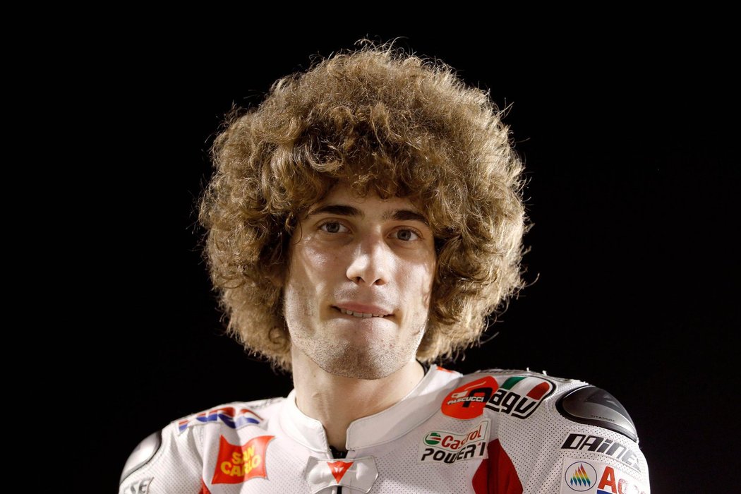 Marco Simoncelli proslul i svým afrem