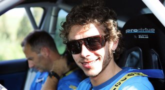 Rossi obsadil druhé místo v závodu rally