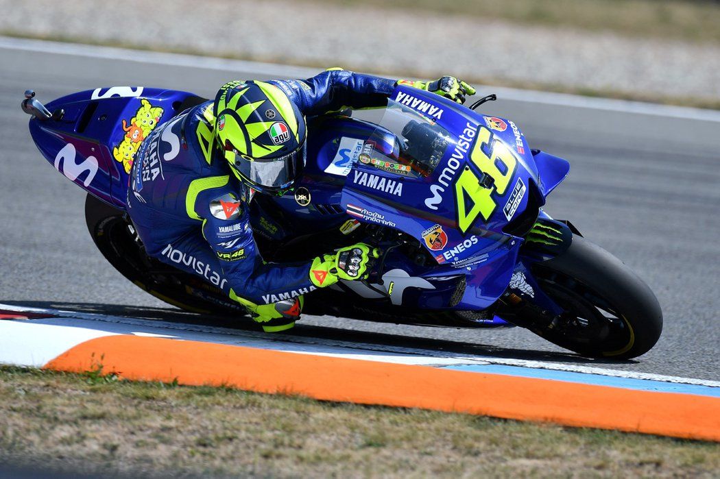 Motocyklový závodník Valentino Rossi