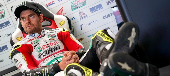 Britský motocyklový závodník Cal Crutchlow