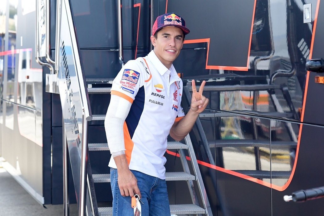 Marc Márquez v zákulisí Velké ceny Andalusie