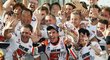 Marc Márquez slaví svůj třetí titul mistra světa v kategorii MotoGP