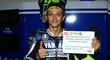 Valentino Rossi podpořil vzpomínkovou akci v Brně během GP Malajsie.