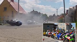 VIDEO: Šílená nehoda! Takhle se zabil rakouský motorkář v Radvanicích