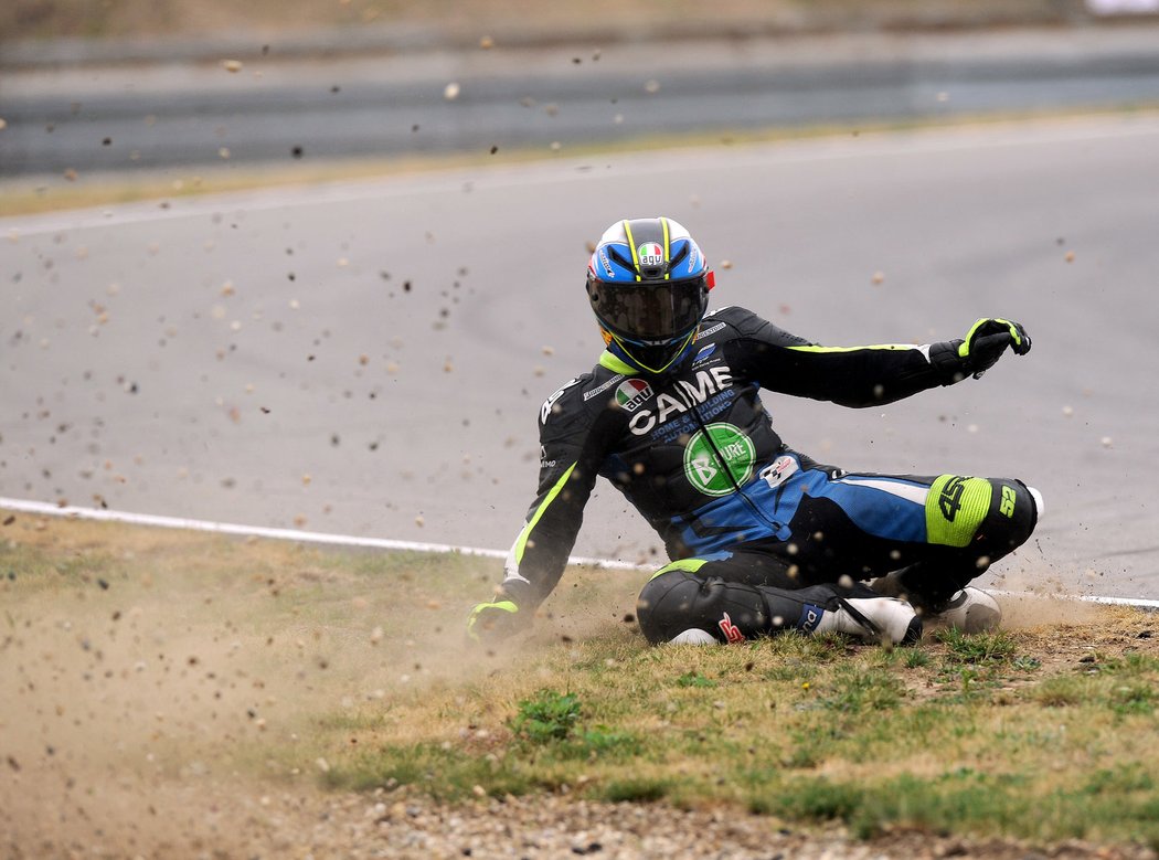 Český motocyklový závodník Lukáš Pešek