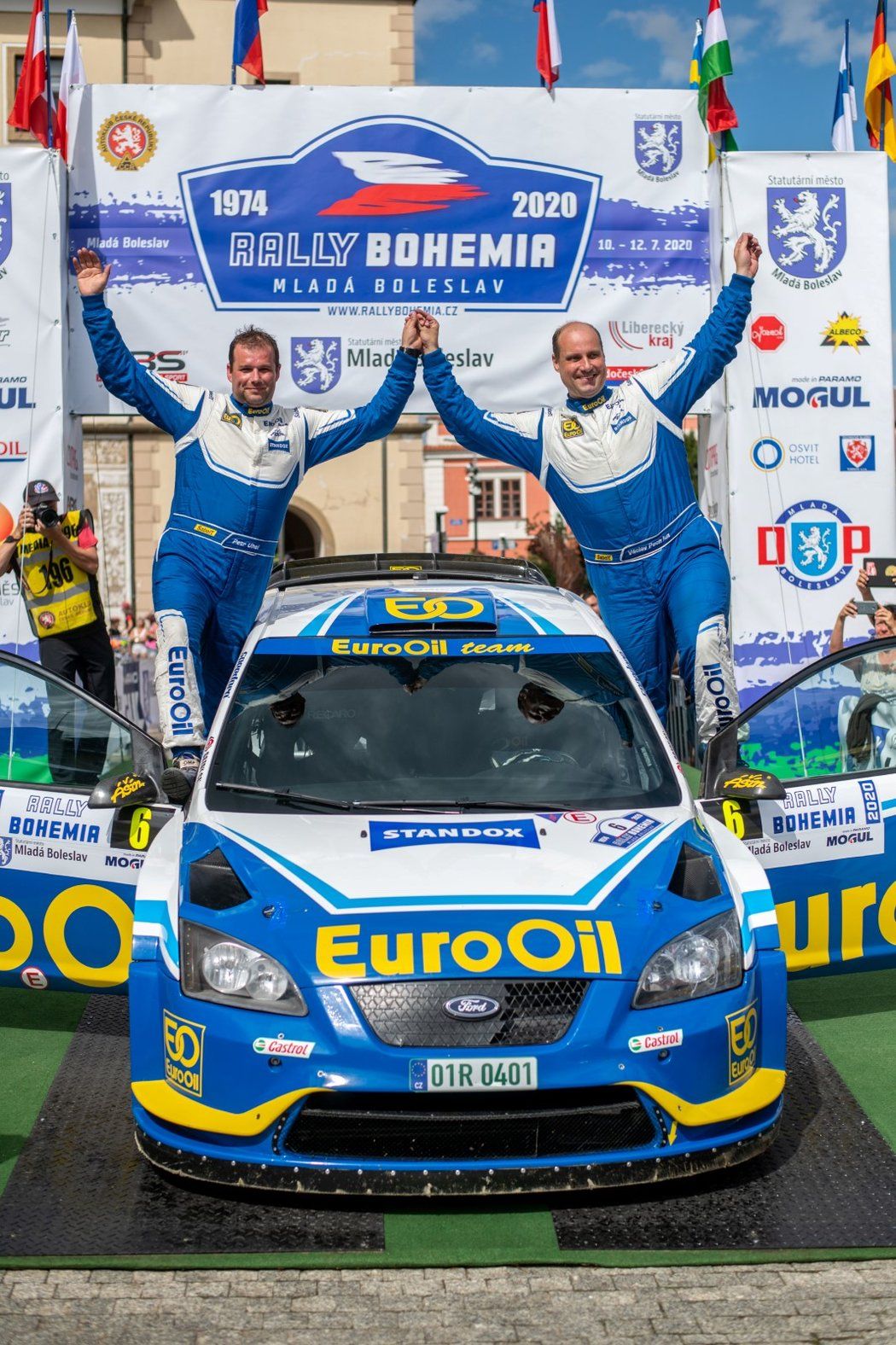 Vítězi Rallye Bohemia 2020 se stali až překvapivě Václav Pech (vlevo) a Petr Uhel, kteří předčili i hlavního favorita Václava Kopeckého