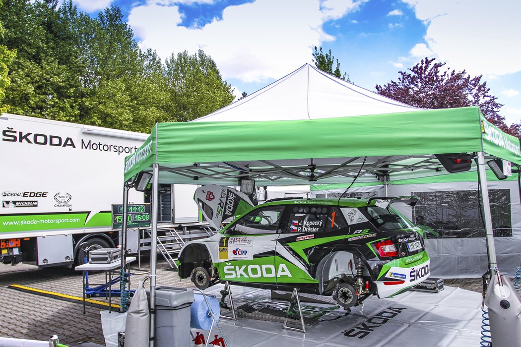 Nová Škoda Fabia R5 Jana Kopeckého