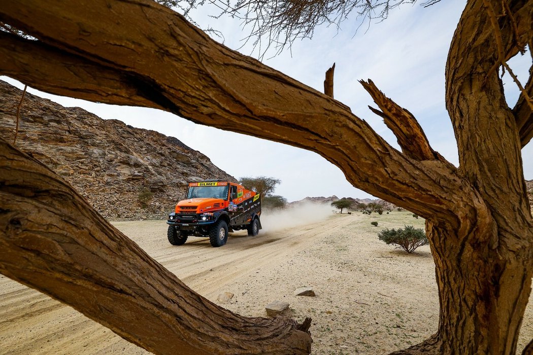 Martin Macík během první etapy Rallye Dakar 2023