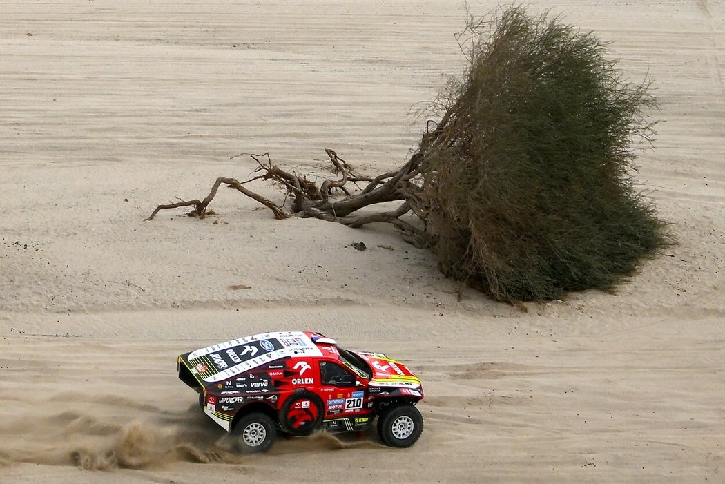 Vůz Martina Prokopa na začátku Rallye Dakar